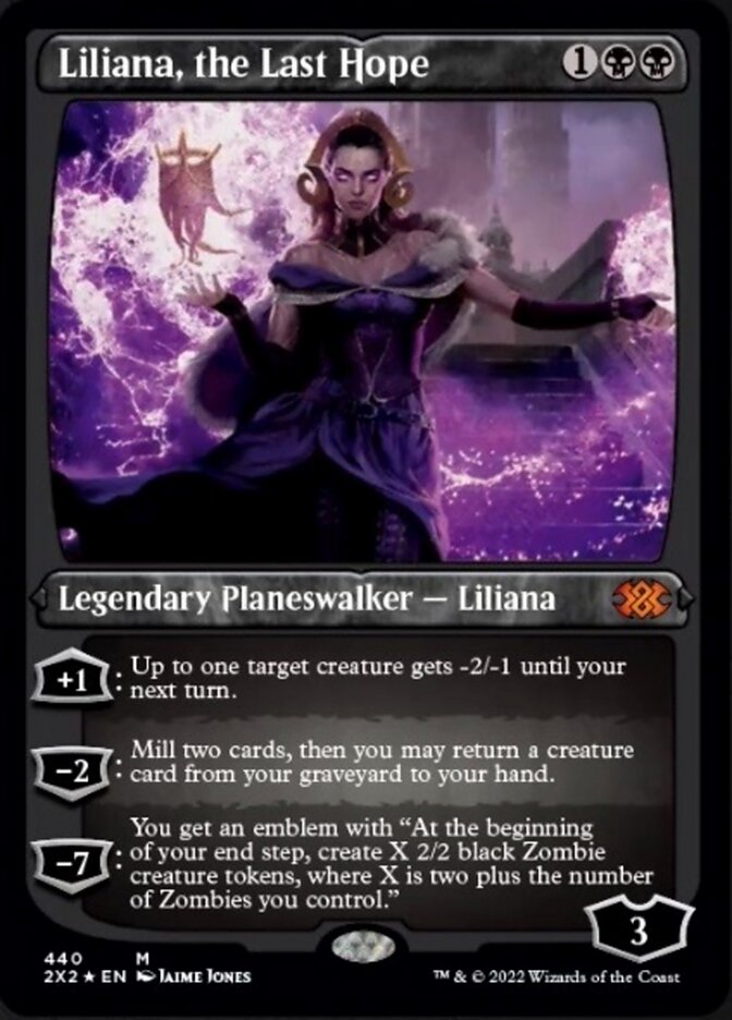 Liliana, the Last Hope (Foil Etched) [Double Masters 2022] | Gear Gaming Fayetteville