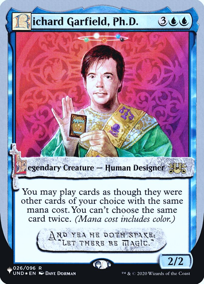 Richard Garfield, Ph.D. (Unfinity Foil Edition) [The List] | Gear Gaming Fayetteville