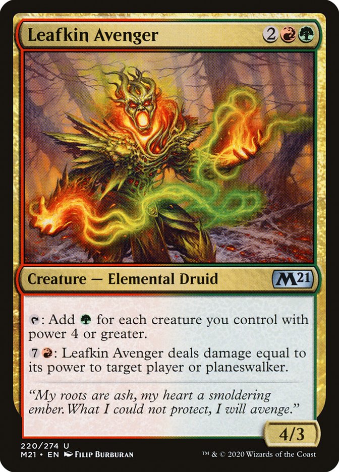 Leafkin Avenger [Core Set 2021] | Gear Gaming Fayetteville