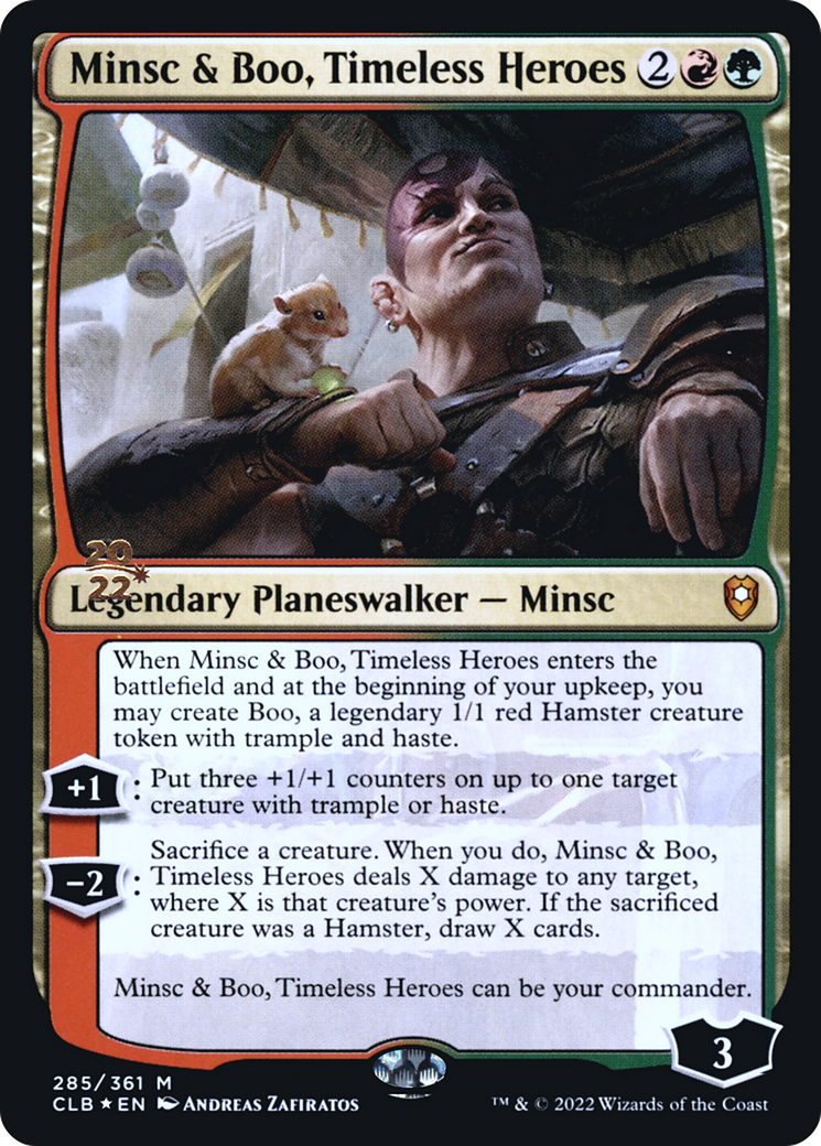 Minsc & Boo, Timeless Heroes (Promo Pack) [The Lost Caverns of Ixalan Promos] | Gear Gaming Fayetteville