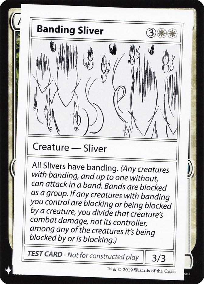 Banding Sliver [Mystery Booster Playtest Cards] | Gear Gaming Fayetteville