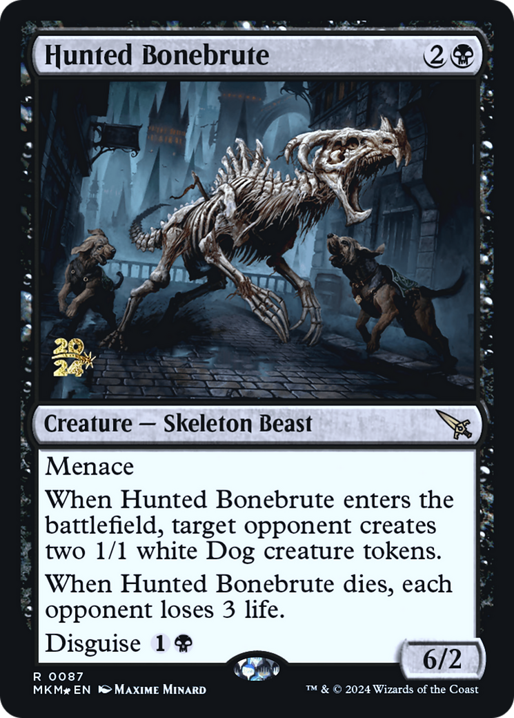 Hunted Bonebrute [Murders at Karlov Manor Prerelease Promos] | Gear Gaming Fayetteville