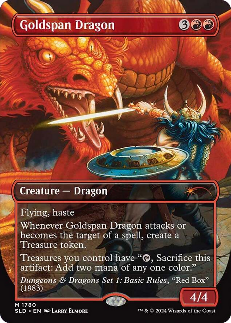 Goldspan Dragon (Rainbow Foil) [Secret Lair Drop Series] | Gear Gaming Fayetteville