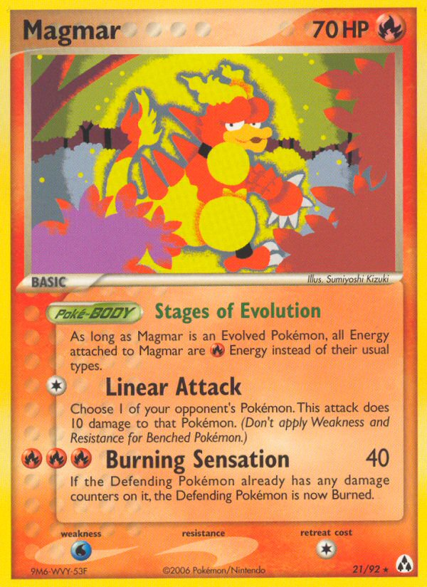 Magmar (21/92) [EX: Legend Maker] | Gear Gaming Fayetteville