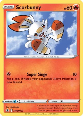 Scorbunny (SWSH002) [Sword & Shield: Black Star Promos] | Gear Gaming Fayetteville