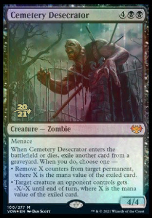 Cemetery Desecrator [Innistrad: Crimson Vow Prerelease Promos] | Gear Gaming Fayetteville