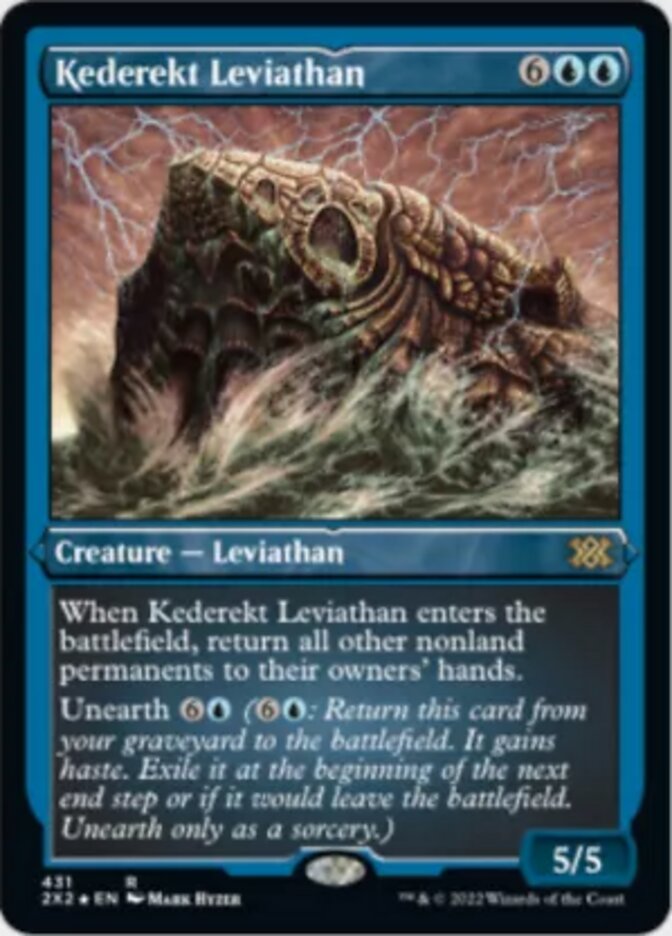 Kederekt Leviathan (Foil Etched) [Double Masters 2022] | Gear Gaming Fayetteville