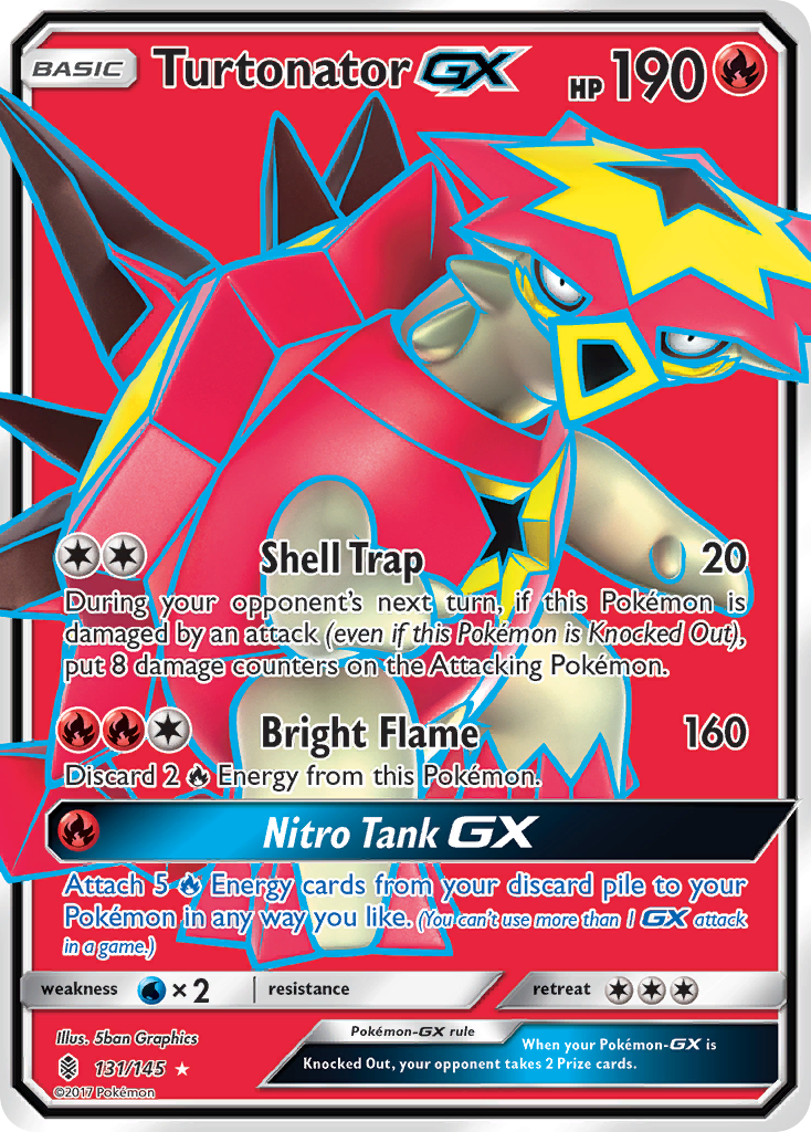 Turtonator GX (131/145) [Sun & Moon: Guardians Rising] | Gear Gaming Fayetteville