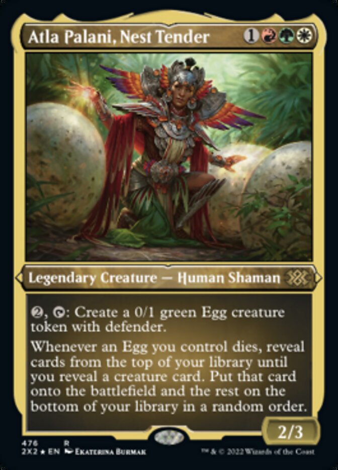 Atla Palani, Nest Tender (Foil Etched) [Double Masters 2022] | Gear Gaming Fayetteville