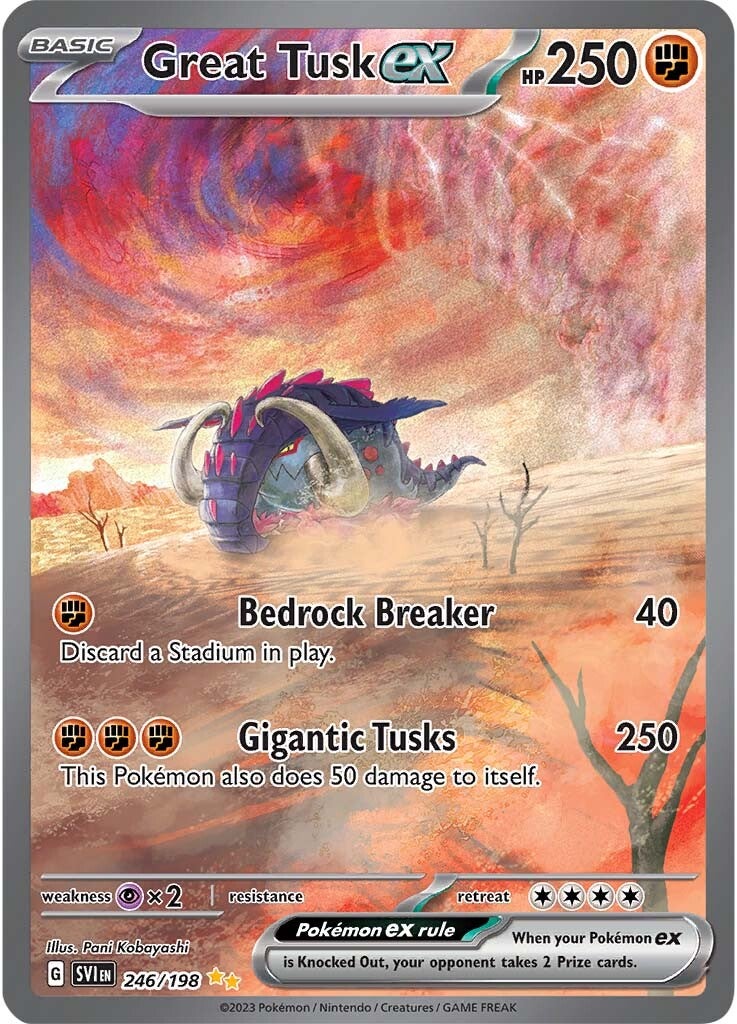 Great Tusk ex (246/198) [Scarlet & Violet: Base Set] | Gear Gaming Fayetteville