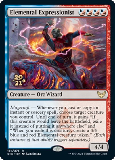 Elemental Expressionist [Strixhaven: School of Mages Prerelease Promos] | Gear Gaming Fayetteville