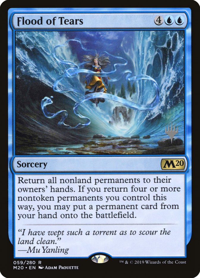 Flood of Tears (Promo Pack) [Core Set 2020 Promos] | Gear Gaming Fayetteville