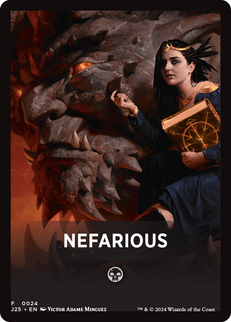 Nefarious Theme Card [Foundations Jumpstart Front Cards] | Gear Gaming Fayetteville