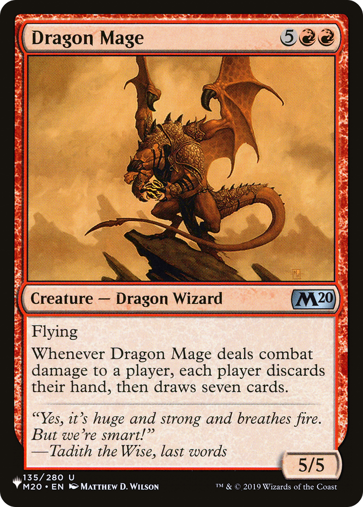 Dragon Mage [The List Reprints] | Gear Gaming Fayetteville