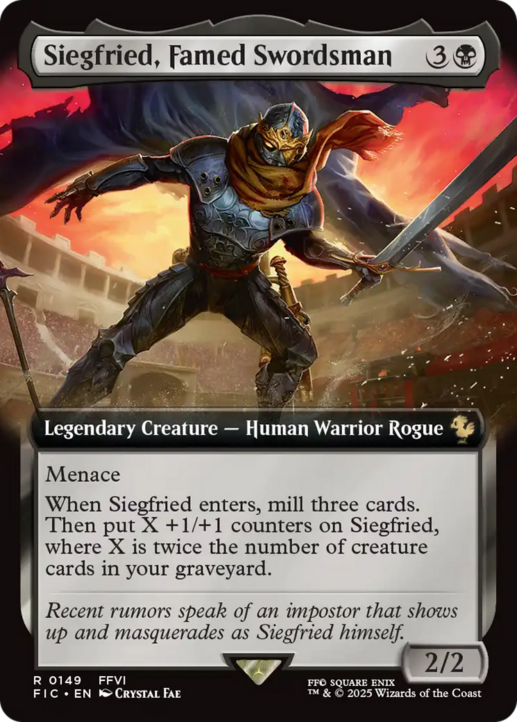 Siegfried, Famed Swordsman (Extended Art) [FINAL FANTASY Commander] | Gear Gaming Fayetteville