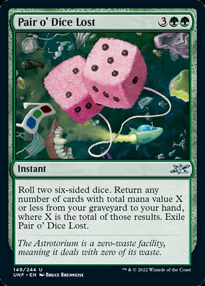 Pair o' Dice Lost [Unfinity] | Gear Gaming Fayetteville