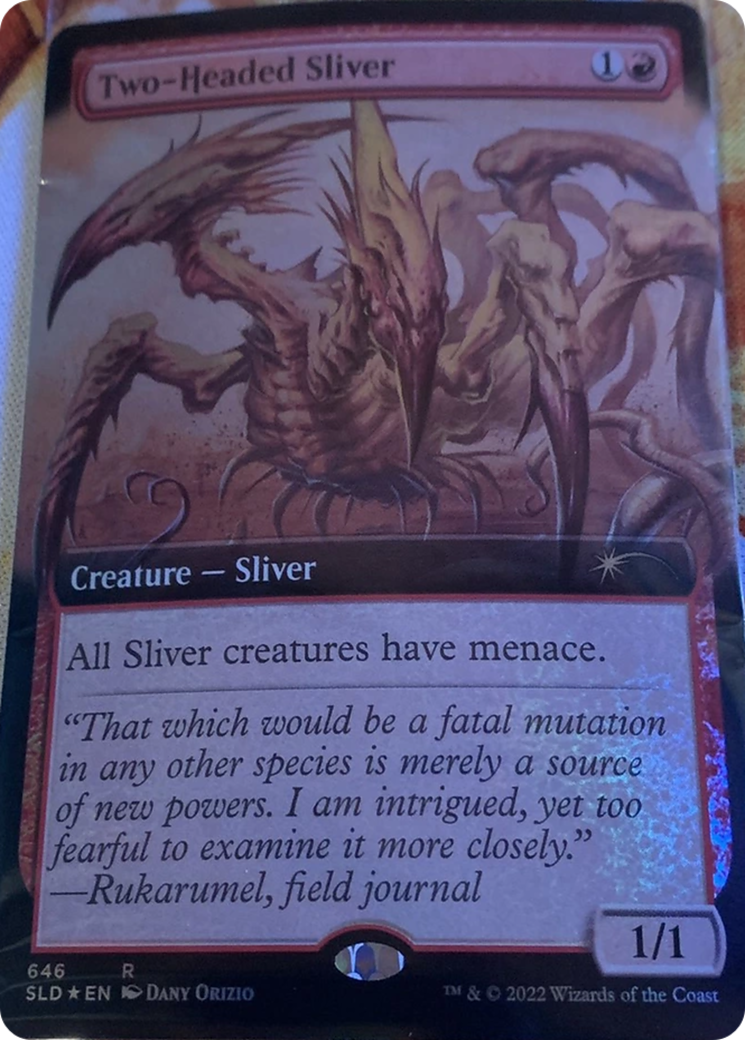 Two-Headed Sliver (Extended Art) [Secret Lair Drop Promos] | Gear Gaming Fayetteville