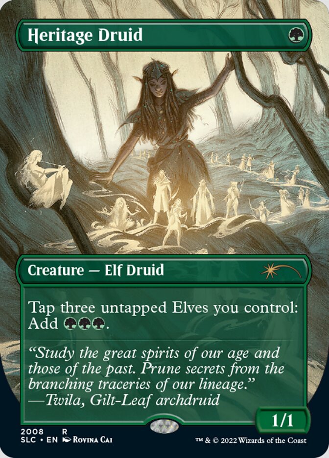 Heritage Druid (Borderless) [Secret Lair Countdown Kit] | Gear Gaming Fayetteville