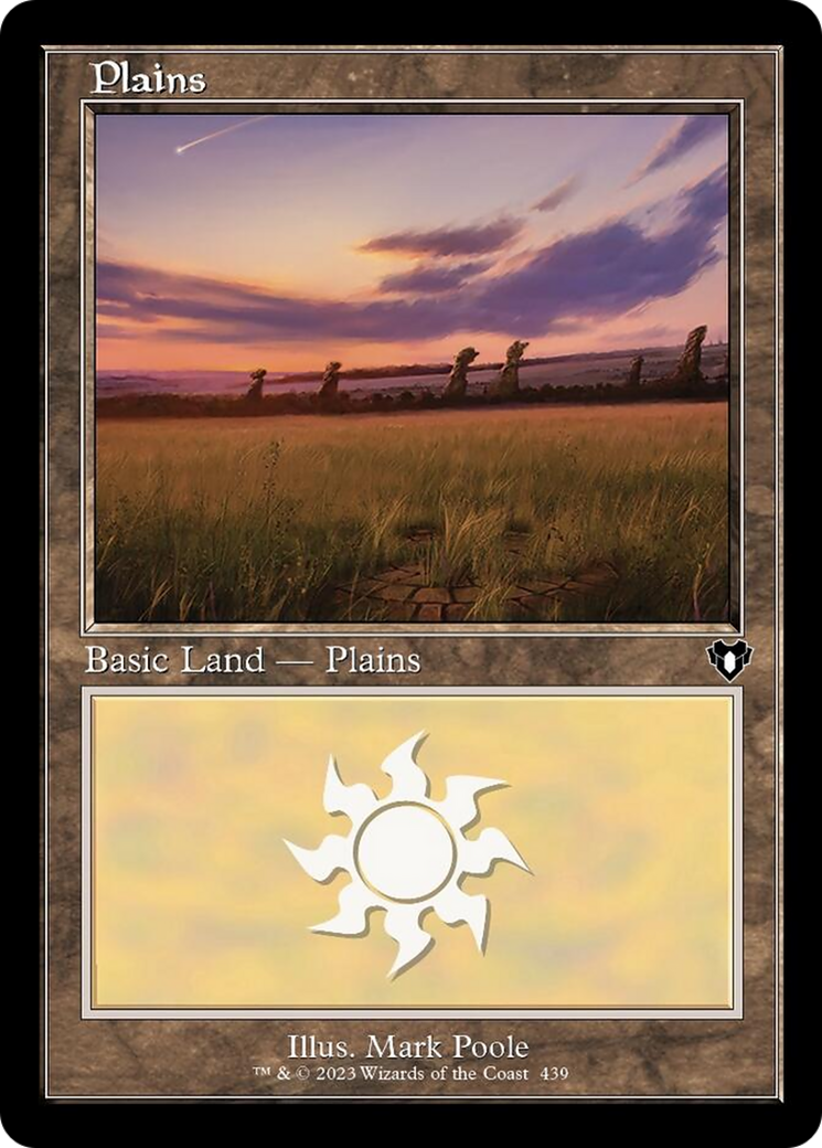 Plains (439) (Retro) [Commander Masters] | Gear Gaming Fayetteville