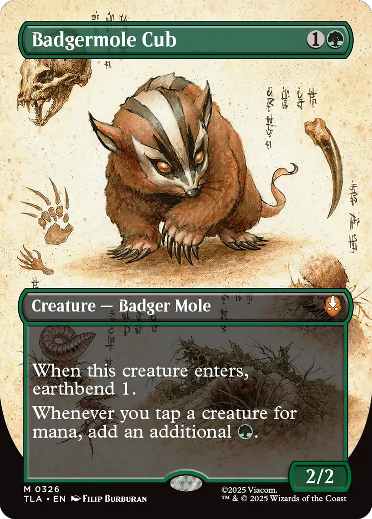 Badgermole Cub (Borderless) [Avatar: The Last Airbender] | Gear Gaming Fayetteville
