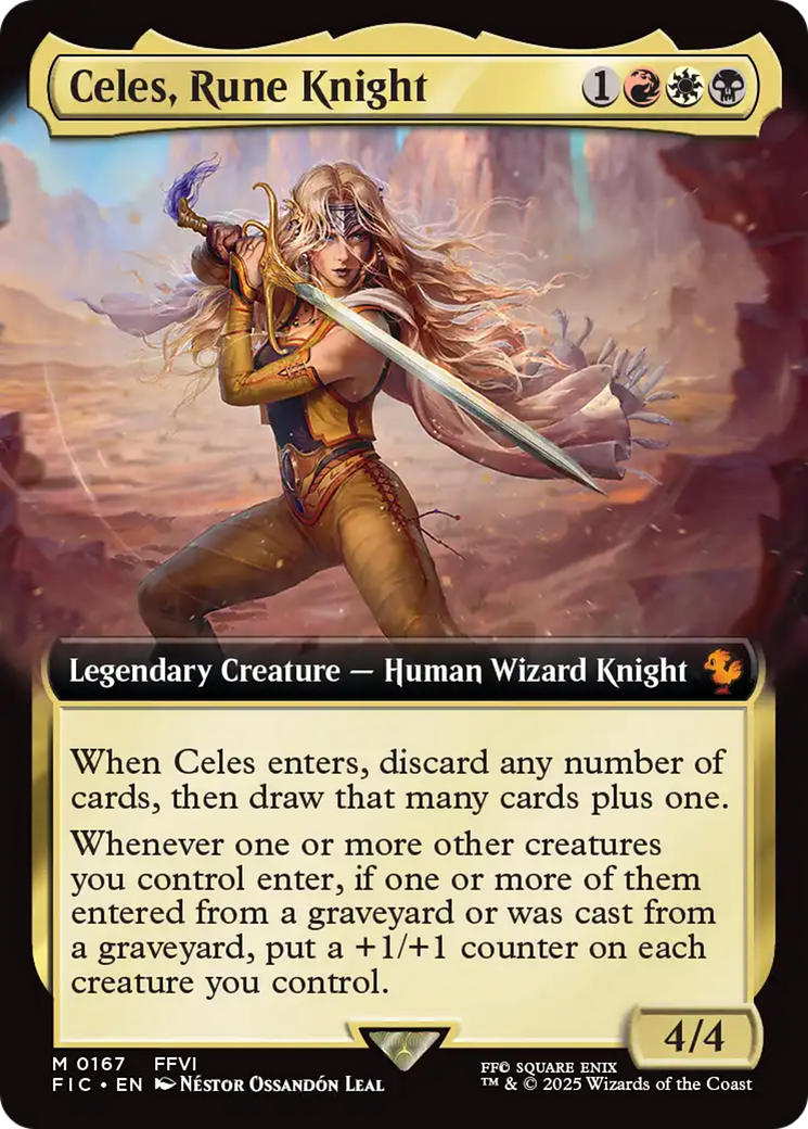 Celes, Rune Knight (Extended Art) [FINAL FANTASY Commander] | Gear Gaming Fayetteville