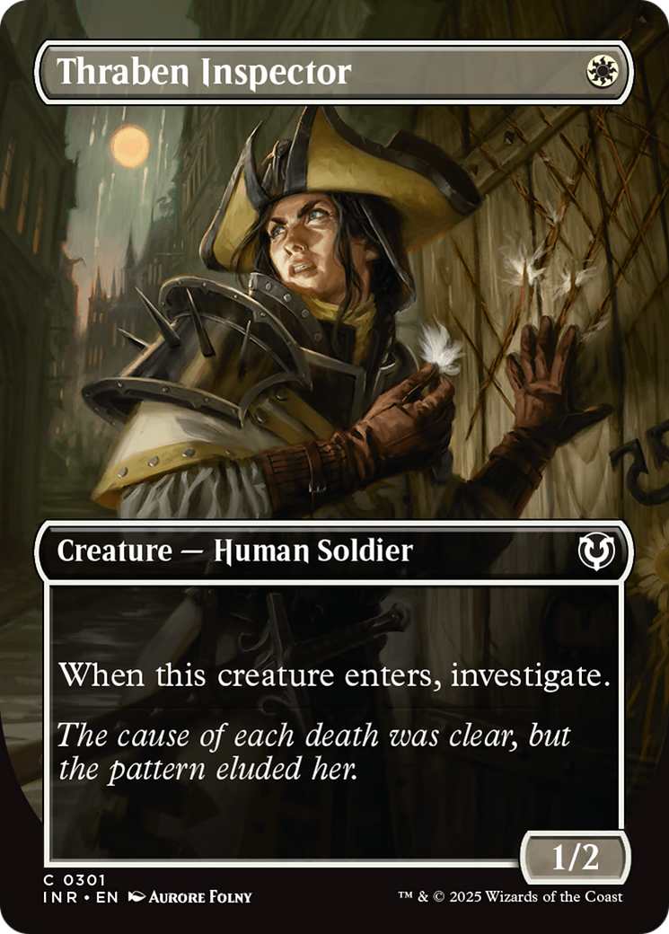 Thraben Inspector (Borderless) [Innistrad Remastered] | Gear Gaming Fayetteville