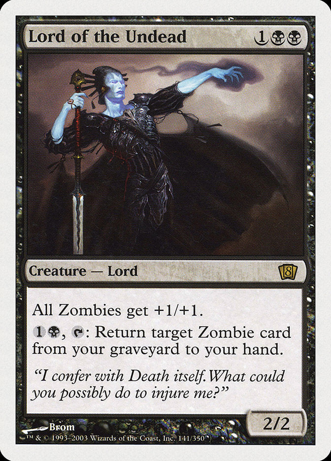 Lord of the Undead (8th Edition) [Oversize Cards] | Gear Gaming Fayetteville