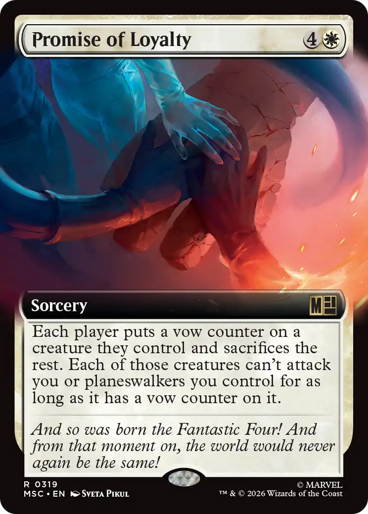 Promise of Loyalty (Extended Art) [Marvel Super Heroes Commander] | Gear Gaming Fayetteville