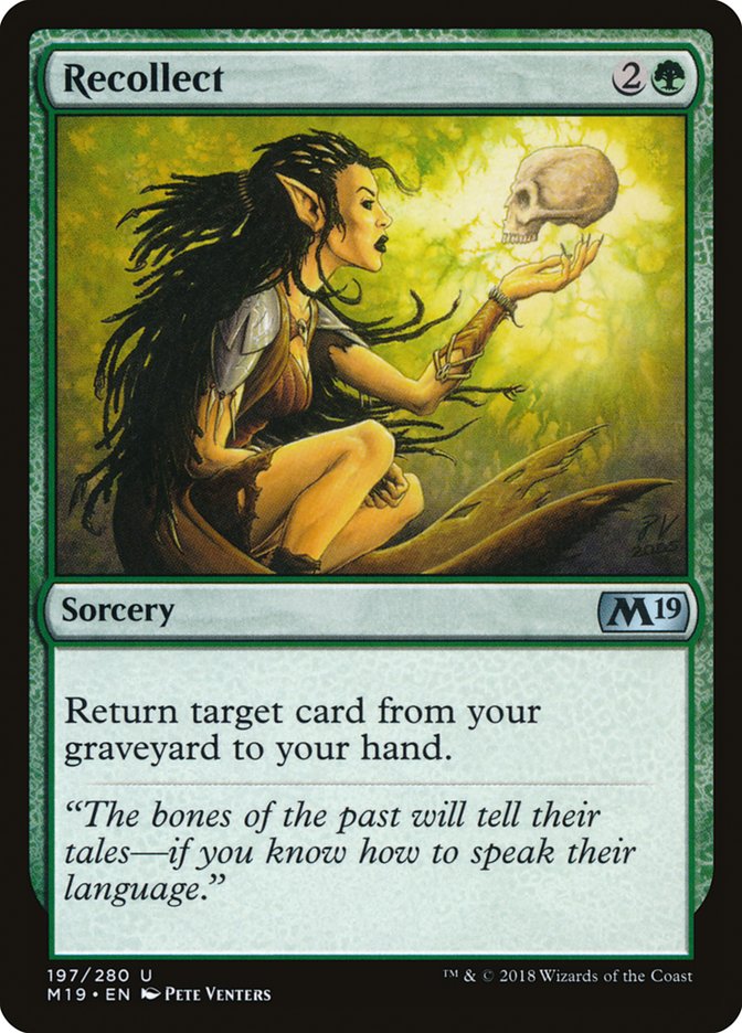 Recollect [Core Set 2019] | Gear Gaming Fayetteville
