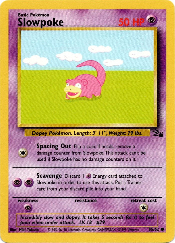 Slowpoke (55/62) [Fossil Unlimited] | Gear Gaming Fayetteville