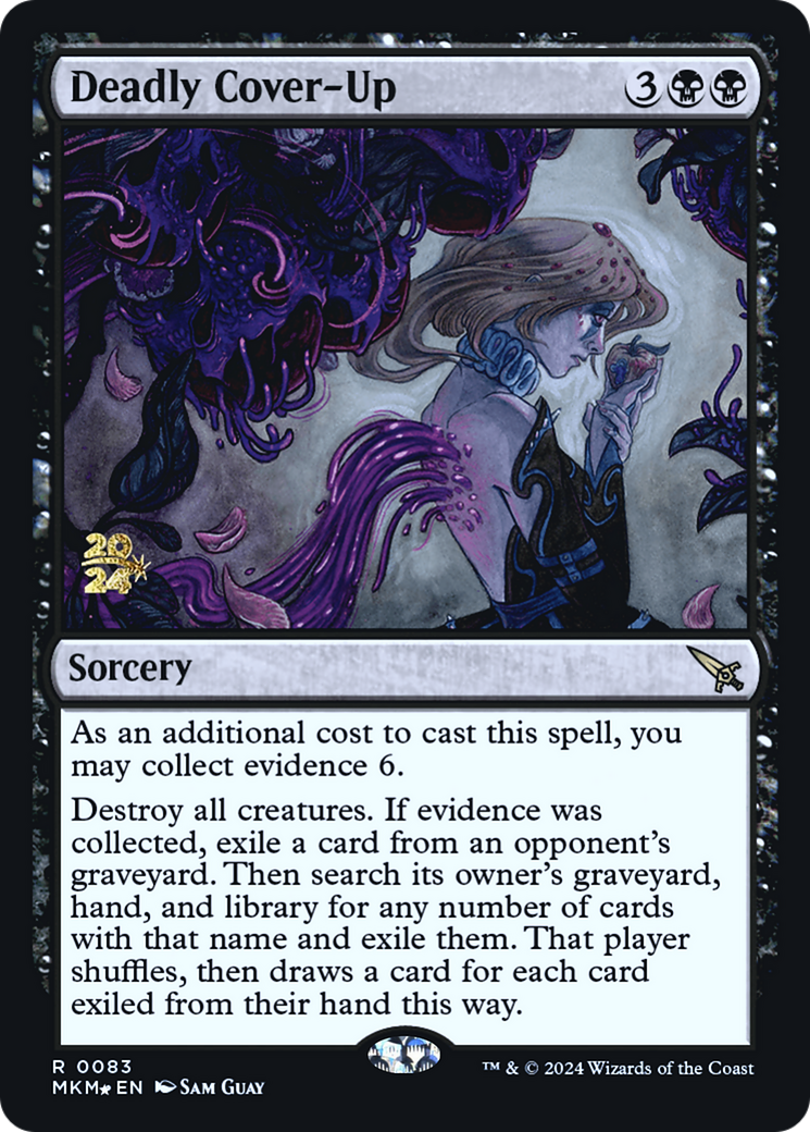 Deadly Cover-Up [Murders at Karlov Manor Prerelease Promos] | Gear Gaming Fayetteville