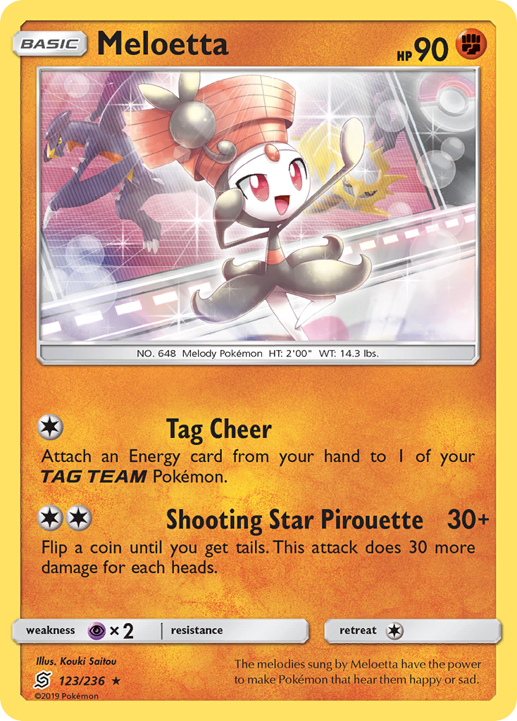 Meloetta (123/236) [Sun & Moon: Unified Minds] | Gear Gaming Fayetteville