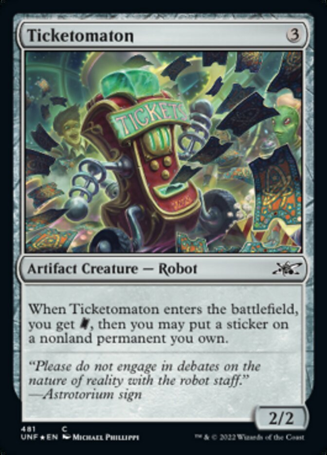 Ticketomaton (Galaxy Foil) [Unfinity] | Gear Gaming Fayetteville