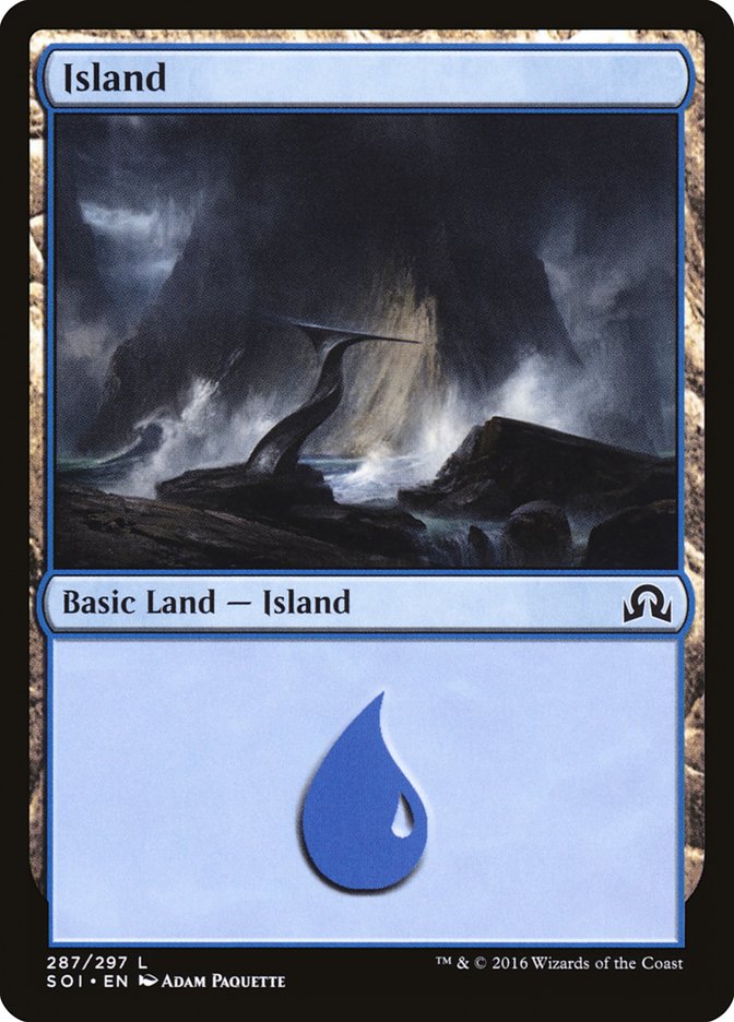 Island (287) [Shadows over Innistrad] | Gear Gaming Fayetteville