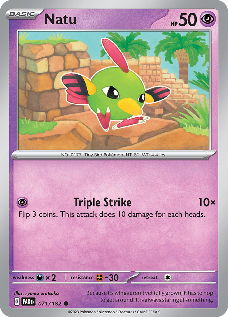 Natu (071/182) [Scarlet & Violet: Paradox Rift] | Gear Gaming Fayetteville