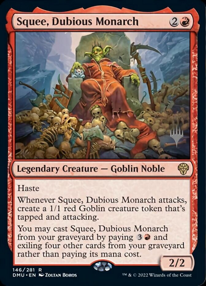 Squee, Dubious Monarch (Promo Pack) [Dominaria United Promos] | Gear Gaming Fayetteville