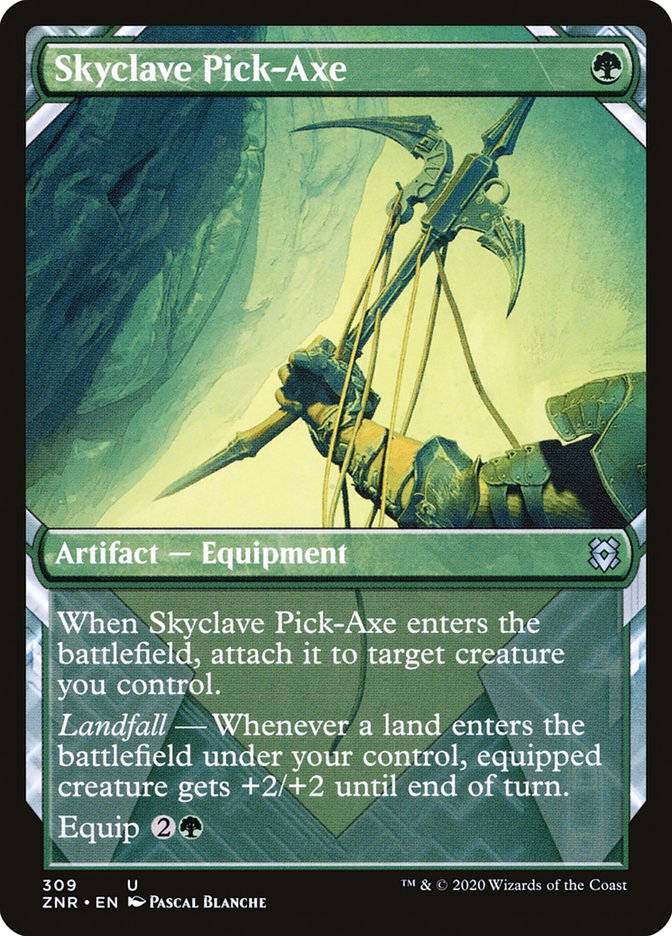 Skyclave Pick-Axe (Showcase) [Zendikar Rising] | Gear Gaming Fayetteville