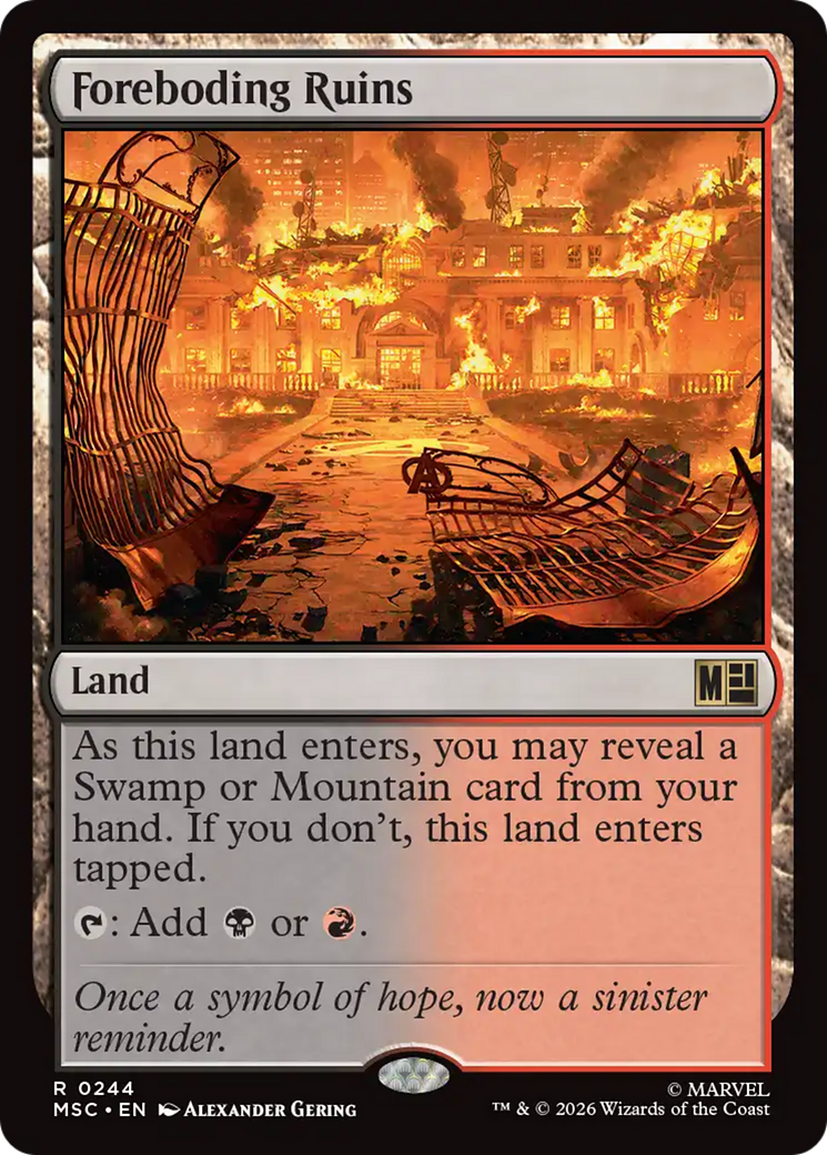 Foreboding Ruins [Marvel Super Heroes Commander] | Gear Gaming Fayetteville