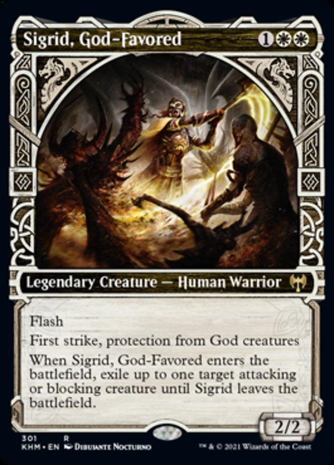 Sigrid, God-Favored (Showcase) [Kaldheim] | Gear Gaming Fayetteville