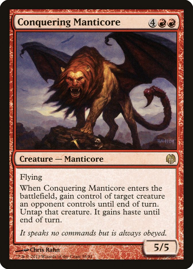 Conquering Manticore [Duel Decks: Heroes vs. Monsters] | Gear Gaming Fayetteville