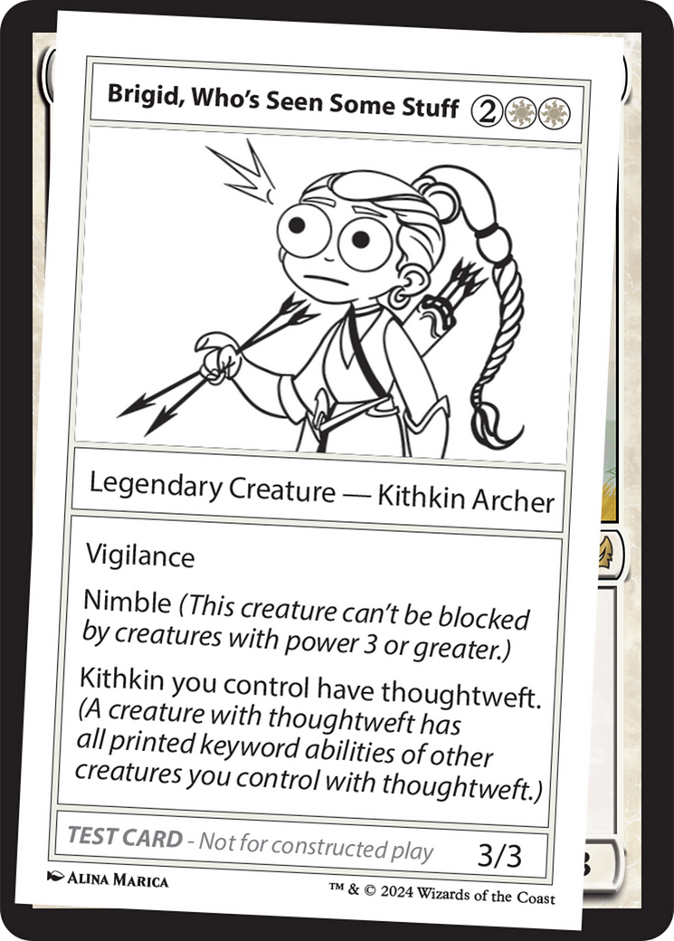 Brigid, Who's Seen Some Stuff [Mystery Booster 2 Playtest Cards] | Gear Gaming Fayetteville