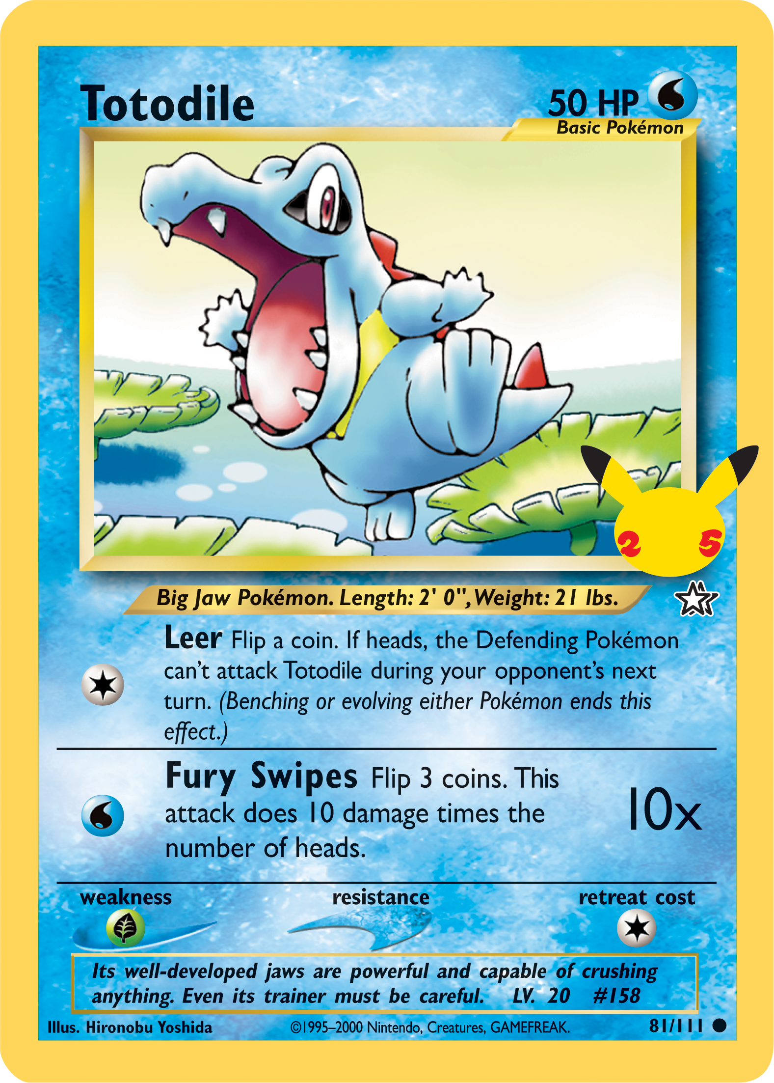 Totodile (81/111) (Jumbo Card) [First Partner Pack] | Gear Gaming Fayetteville