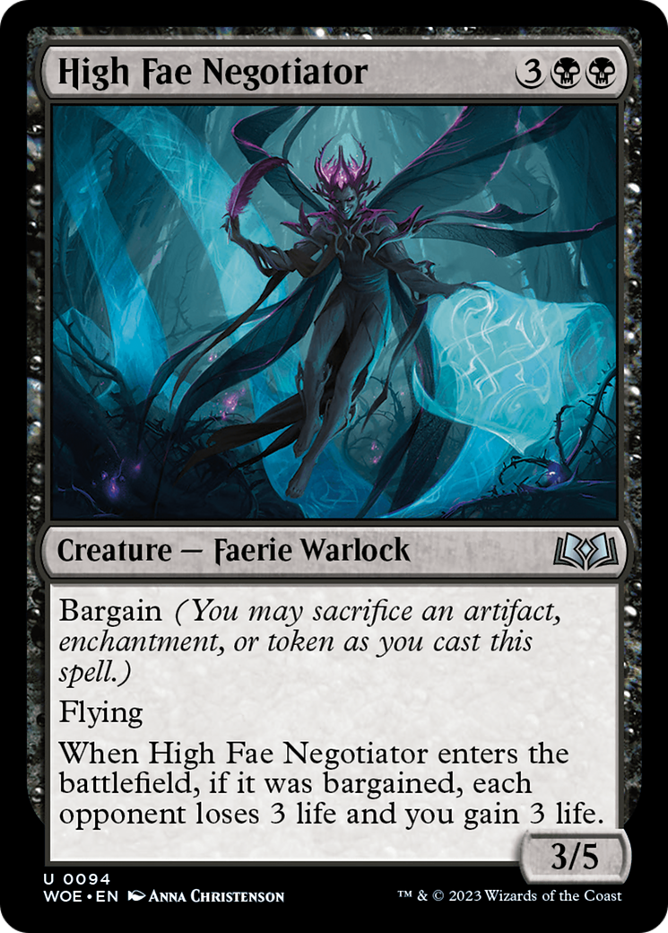 High Fae Negotiator [Wilds of Eldraine] | Gear Gaming Fayetteville