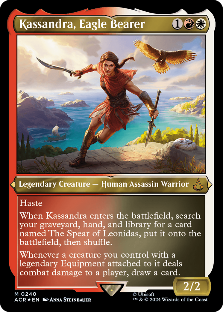 Kassandra, Eagle Bearer (Foil Etched) [Assassin's Creed] | Gear Gaming Fayetteville