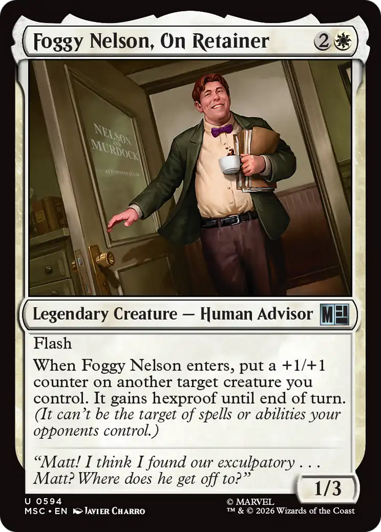 Foggy Nelson, On Retainer [Marvel Super Heroes Commander] | Gear Gaming Fayetteville