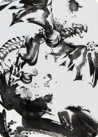 Quicksilver Fisher Art Card [Phyrexia: All Will Be One Art Series] | Gear Gaming Fayetteville