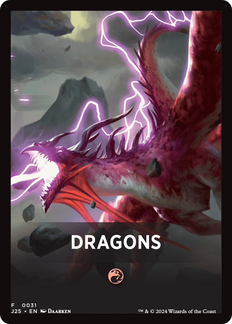 Dragons Theme Card [Foundations Jumpstart Front Cards] | Gear Gaming Fayetteville