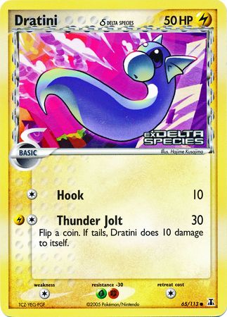 Dratini (65/113) (Delta Species) (Stamped) [EX: Delta Species] | Gear Gaming Fayetteville