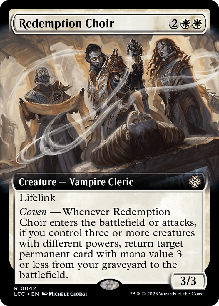 Redemption Choir (Extended Art) [The Lost Caverns of Ixalan Commander] | Gear Gaming Fayetteville