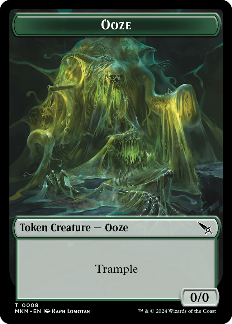 Detective // Ooze Double-Sided Token [Murders at Karlov Manor Tokens] | Gear Gaming Fayetteville